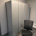 Steelcase 36" x 23" x 84" Pewter 2 Door Storage Cabinet, Locking